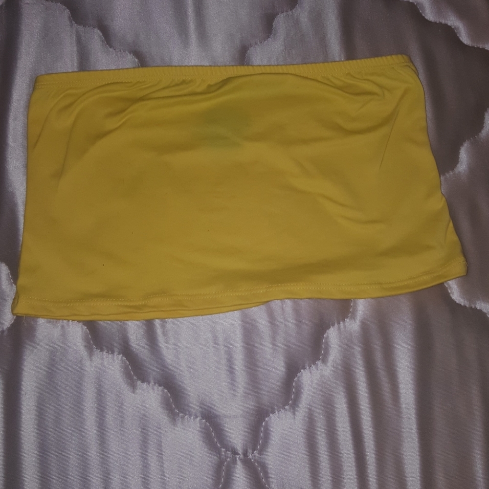Yellow Tube Top